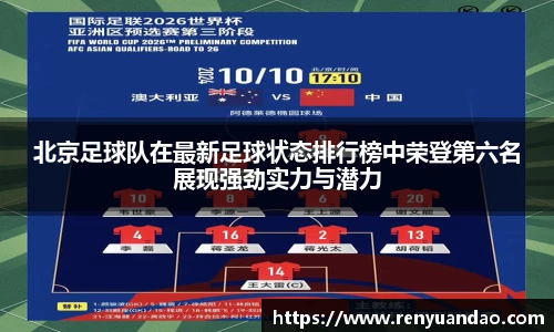 北京足球队在最新足球状态排行榜中荣登第六名展现强劲实力与潜力
